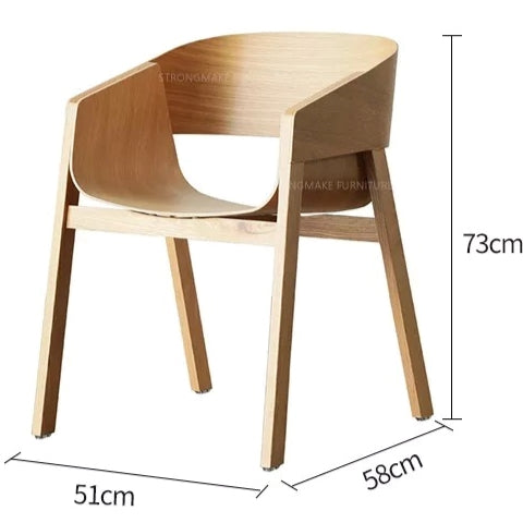 تسوق الان كرسي طاولة طعام خشبي تصميم انيق اونلاين | بيوت