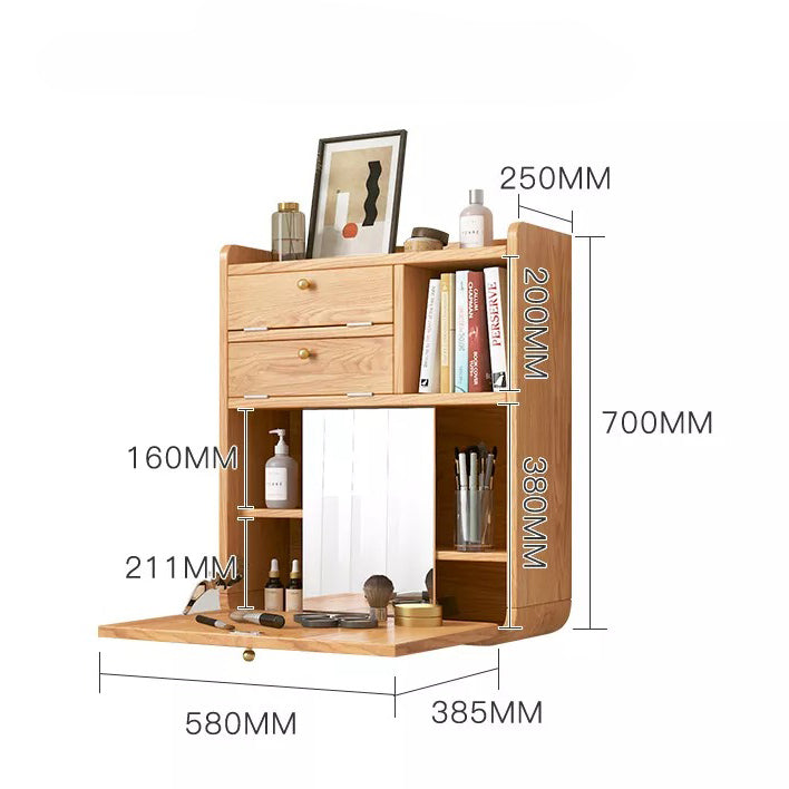 تصفح الان تسريحة صغيرة معلقة بالحائط مع مرايا اونلاين | بيوت
