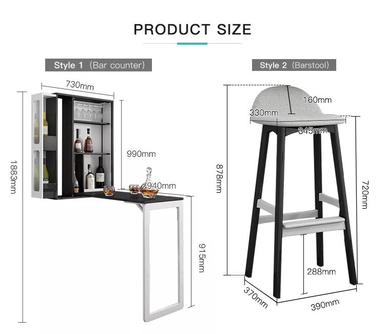 اشتري الان كوفي كورنر تصميم خشبي مع كرسيين اونلاين | بيوت