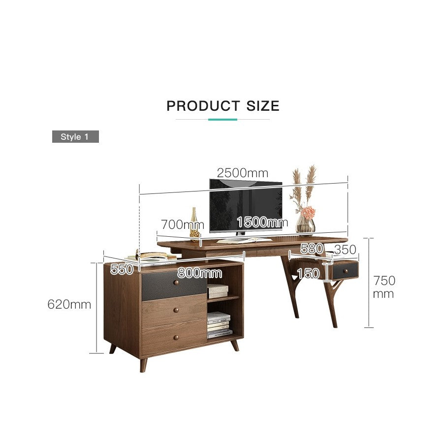 طاولة كمبيوتر خشبيه