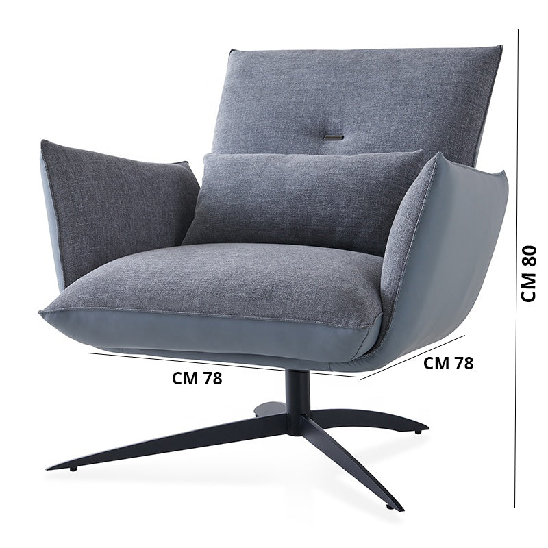 متاح الأن كرسي استرخاء مودرن باللون الرمادي اونلاين | بيوت