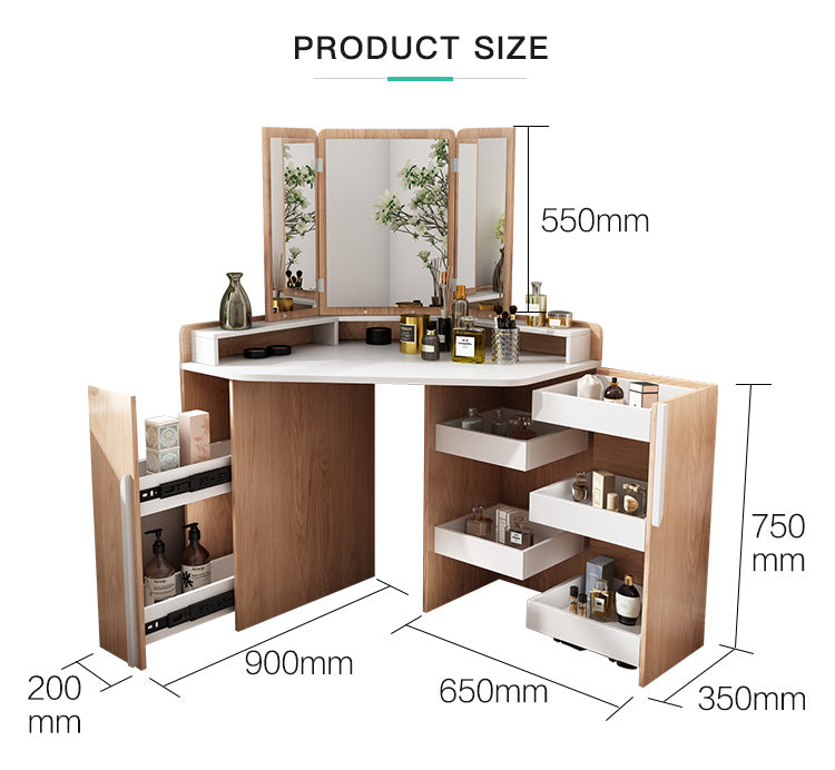 تصفح الان طاولة تزيين متعددة الوظائف خشبي اونلاين | بيوت