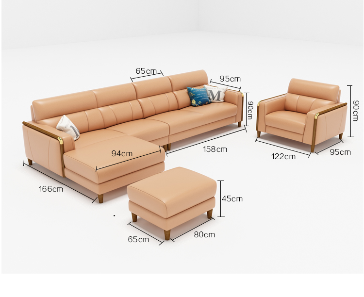 متوفر الان اونلاين كنبة زاوية جلد بألوان مختلفة من موقع | بيوت