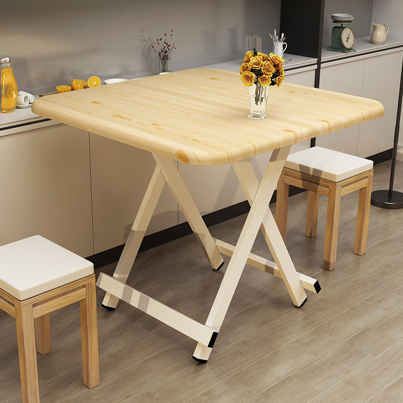 تسوق الان طاولة طعام مربعه قابلة للطي خشبي فاخر | بيوت