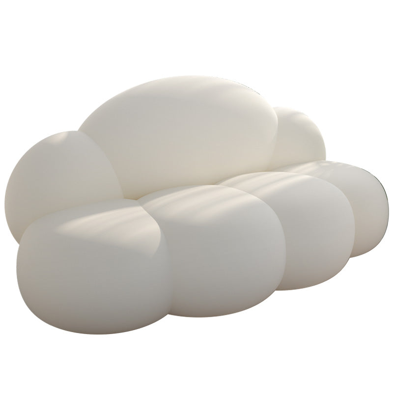 أريكة ثلاثية بشكل سحابة بلونين مختلفين