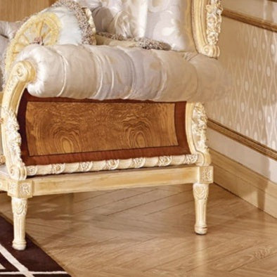 اشتري الان كنبه ثلاثي مع كرسي مفرد تصميم كلاسيكي اونلاين | بيوت