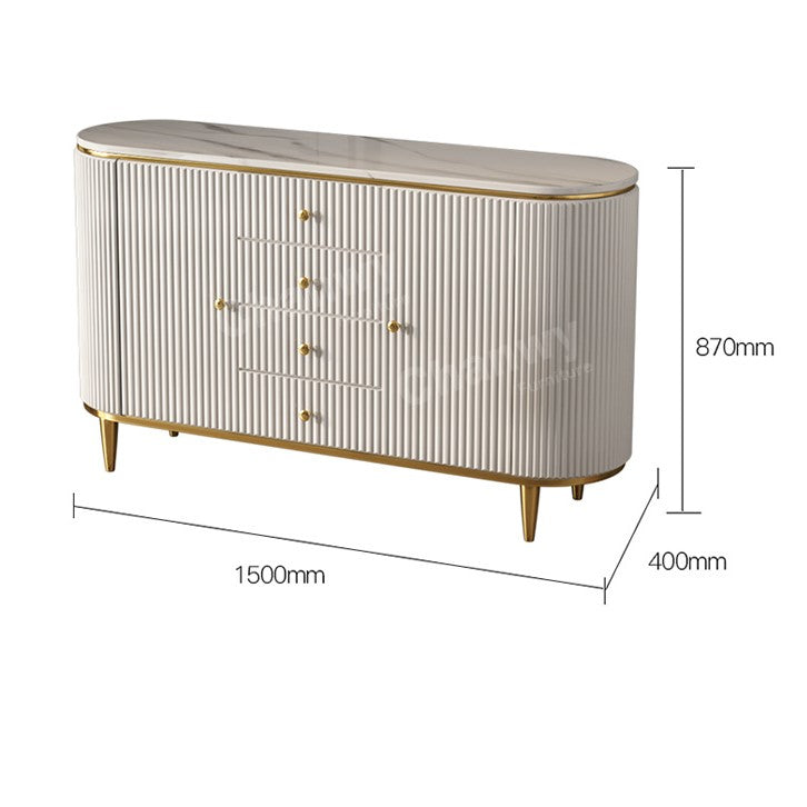 متاح الان كونسول خشبي تصميم فخم بعدة أدراج اونلاين | بيوت