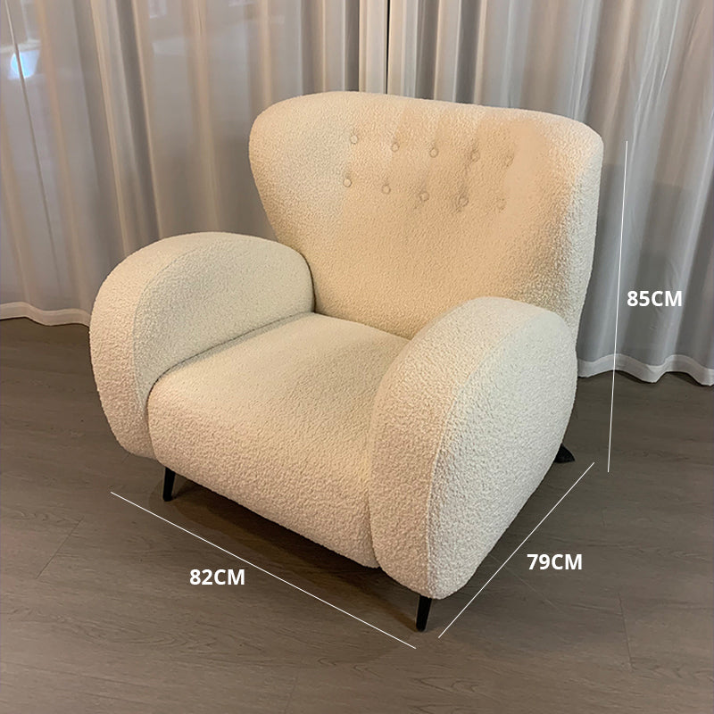 كرسي منفرد من تصميم بسيط