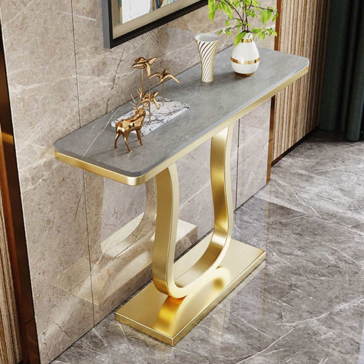 تصفح الان كونسول بسطح من بديل رخام رمادي عصري | بيوت