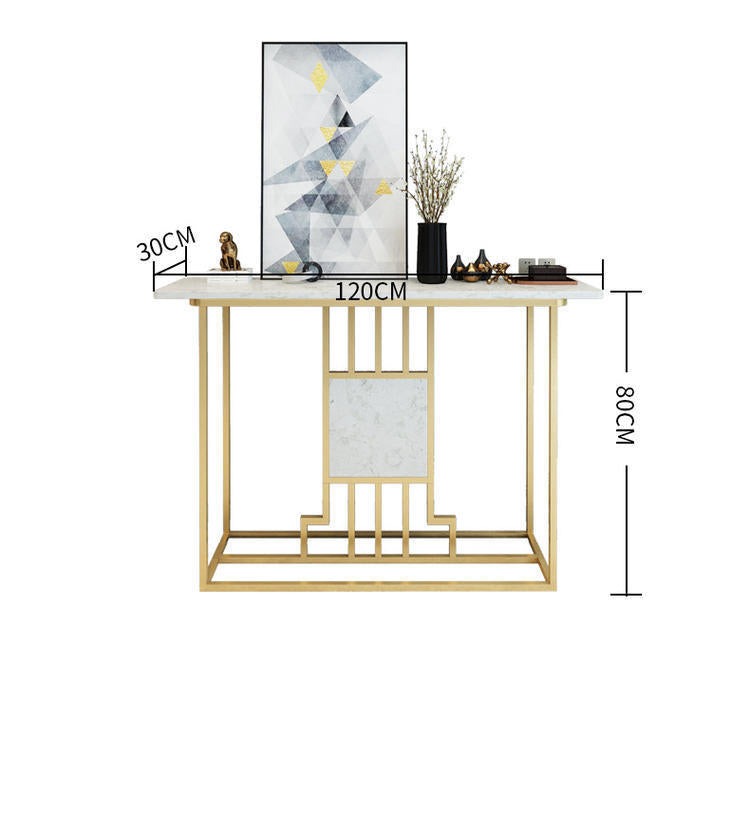 تصفح الان كونسول تصميم معدني شيك باللون الأبيض اونلاين | بيوت