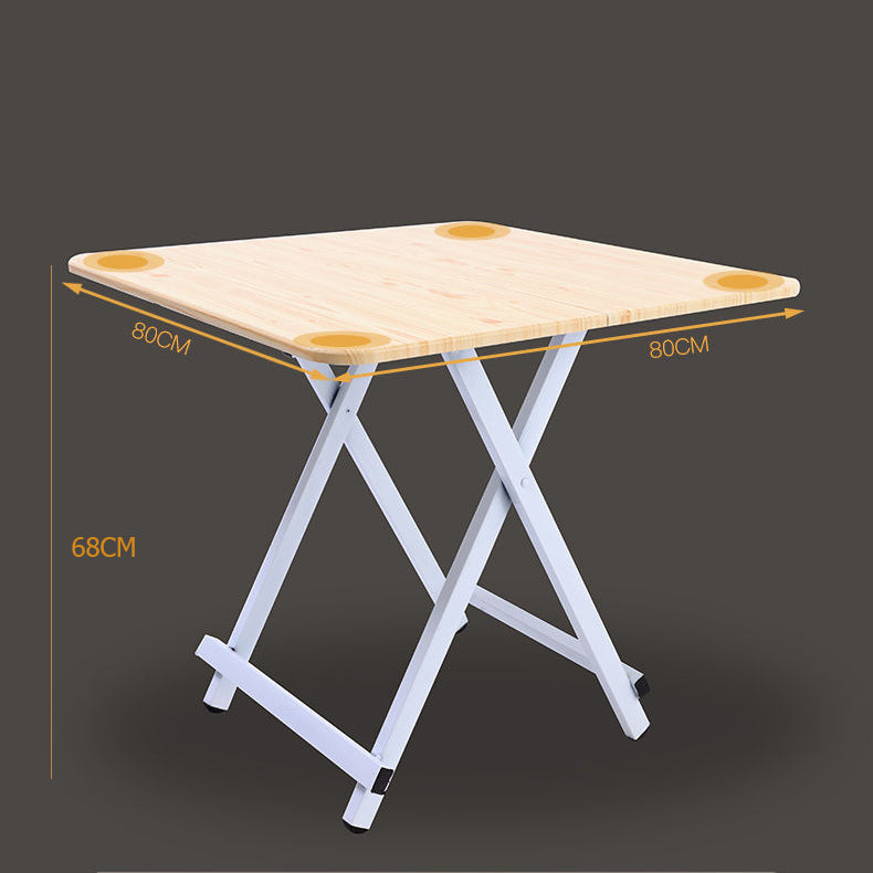 تسوق الان طاولة طعام مربعه قابلة للطي خشبي فاخر | بيوت