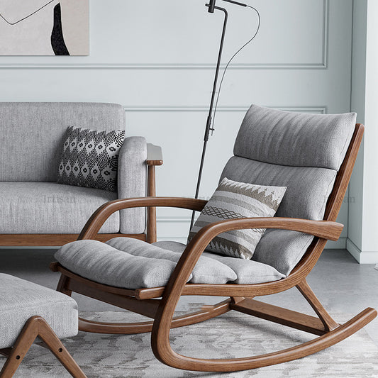 اشتري كرسي هزاز من خشب الزان عالي الجودة اونلاين | بيوت