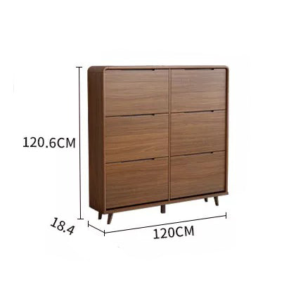 تصفح الان خزانة احذية خشبي باللون البني عصري اونلاين | بيوت