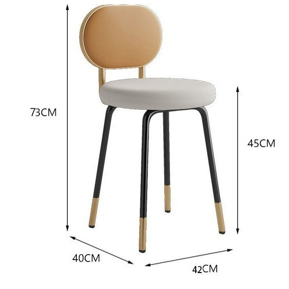 كرسي تسريحة فاخر معدني