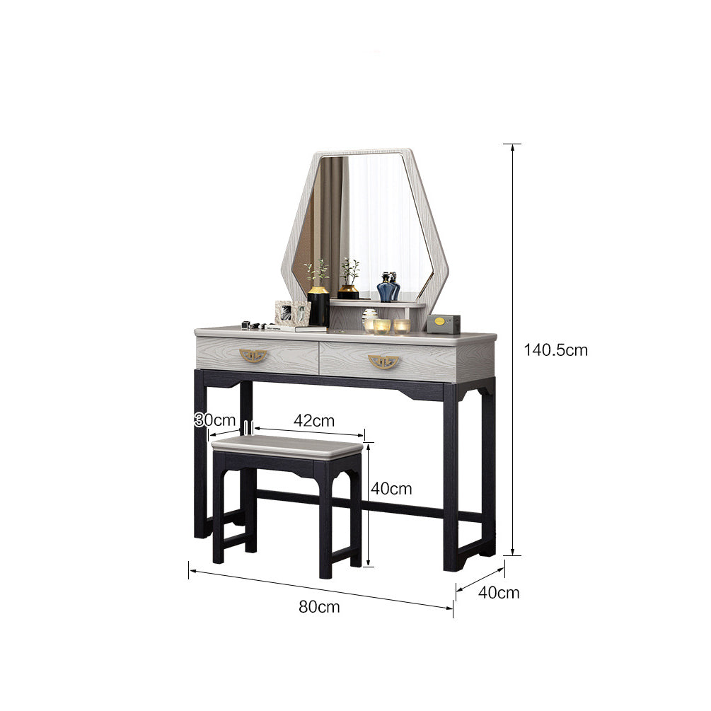 متوفر الان تسريحة من الخشب مع مرأة وكرسي اونلاين | بيوت