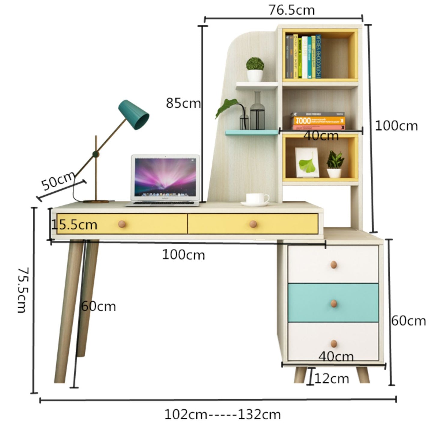 مكتب دراسي بسيط الوان مميزه