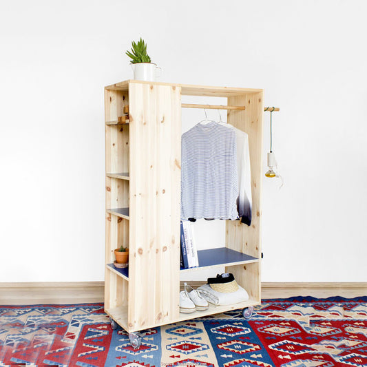 متوفر الان دولاب ملابس صغير مفتوح بارفف وعلاقة ملابس | بيوت