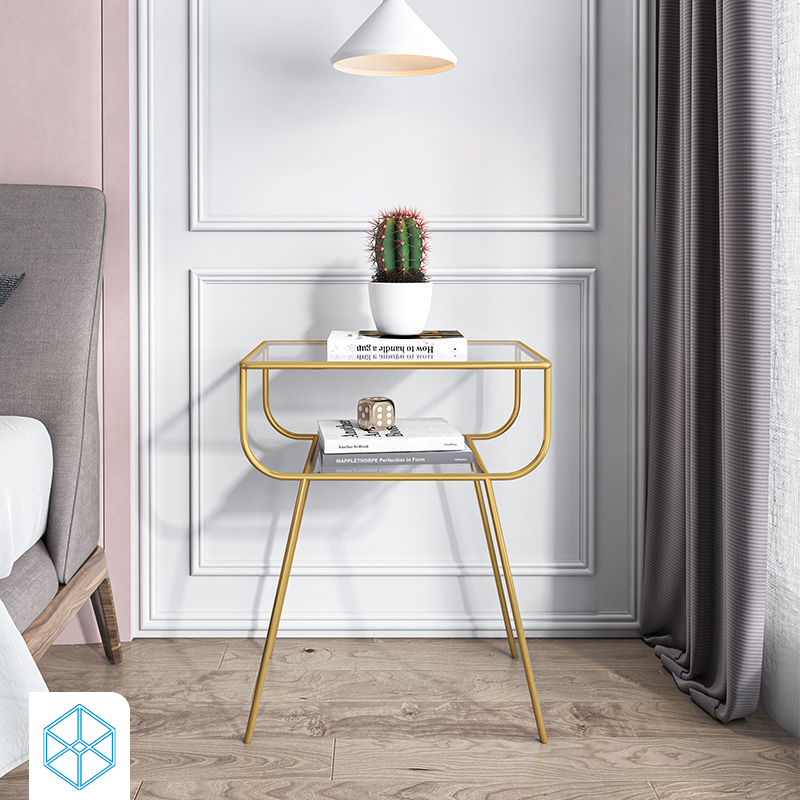 احصل الان علي طاولة جانبية بسطح زجاجي اونلاين | بيوت