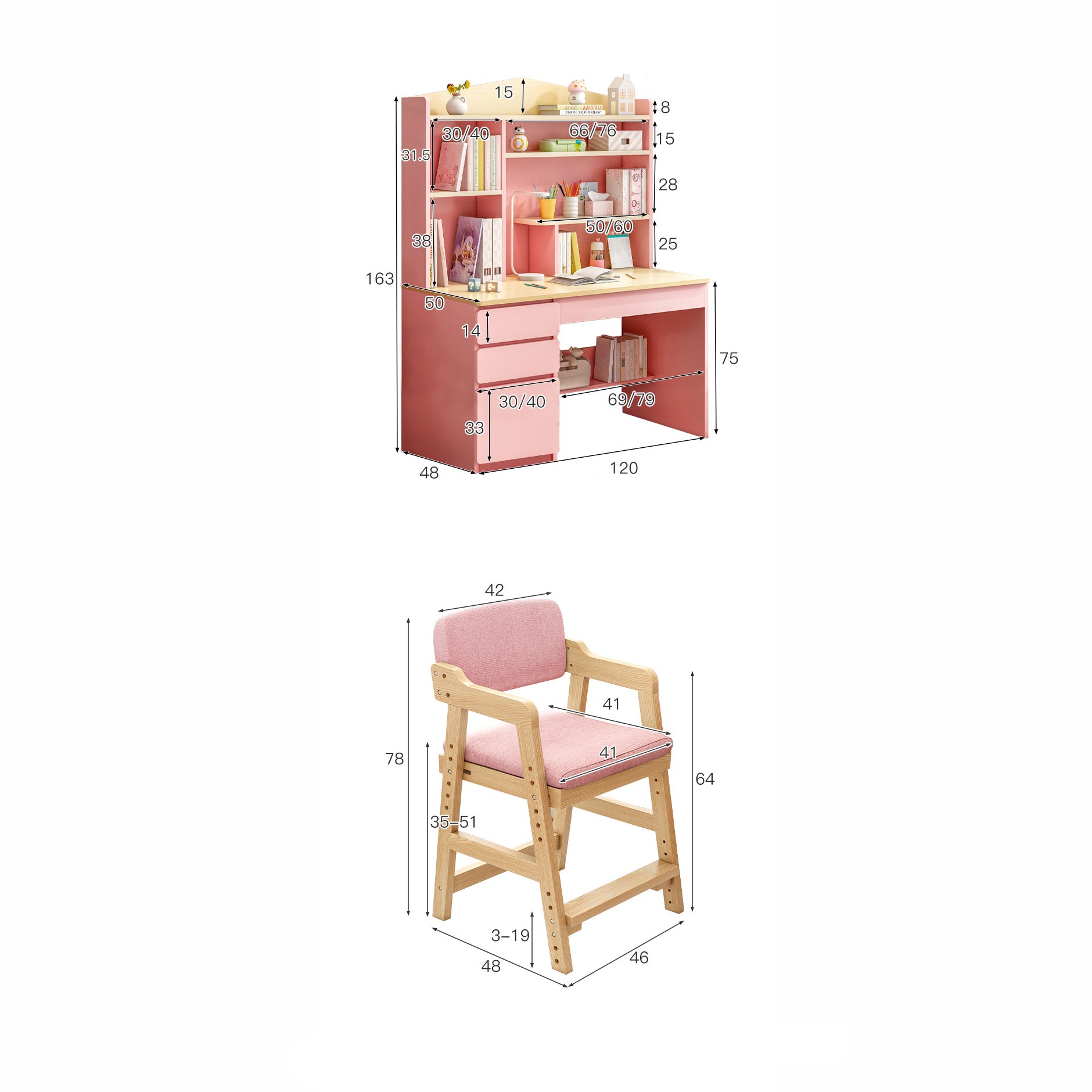 متاح الان مكتب منزلي للأطفال والدراسة مع كرسي اونلاين | بيوت