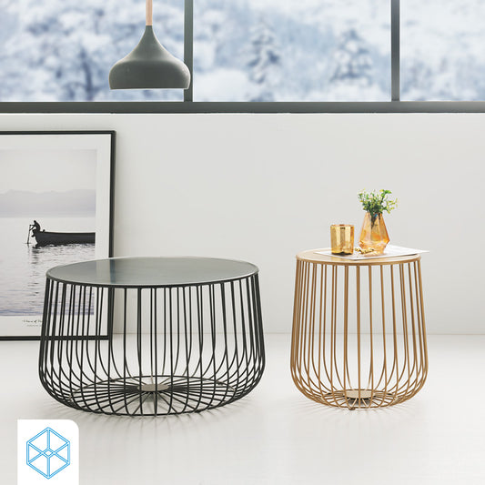 اشتري الان طاولتين قهوة من المعدن بتصميم جديد اونلاين | بيوت