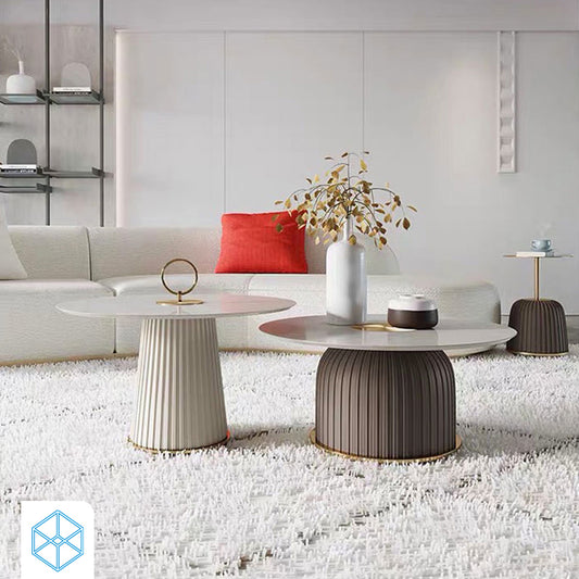 اشتري طقم طاولات قهوة تصميم إيطالي فاخر اونلاين | بيوت