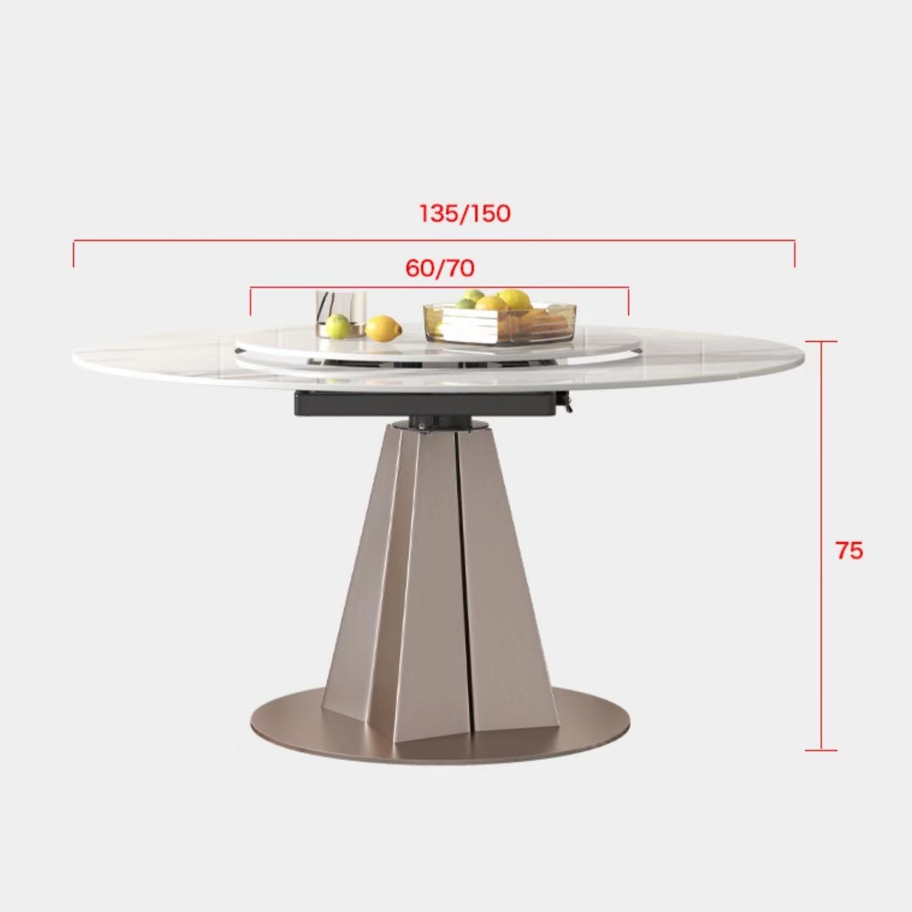 اشتري الان طاولة طعام مستديرة من خامات فاخرة اونلاين | بيوت