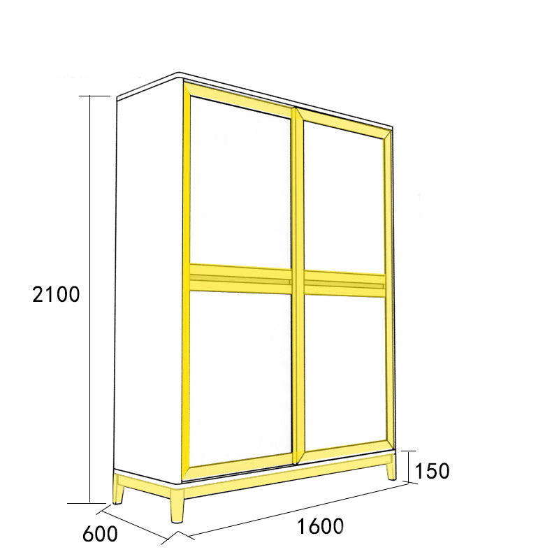 دولاب بارفف و علاقة ملابس ابيض