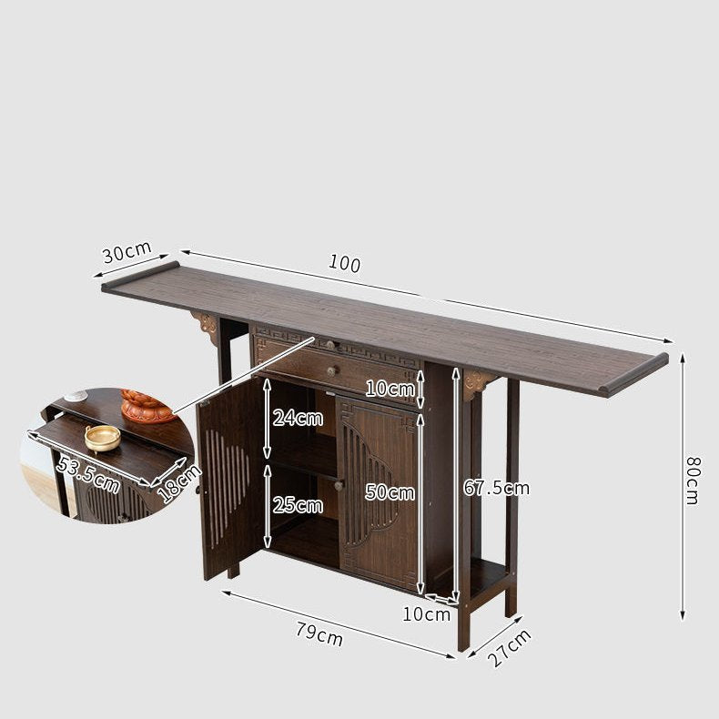 كونسول جانبي خشبي فاخر