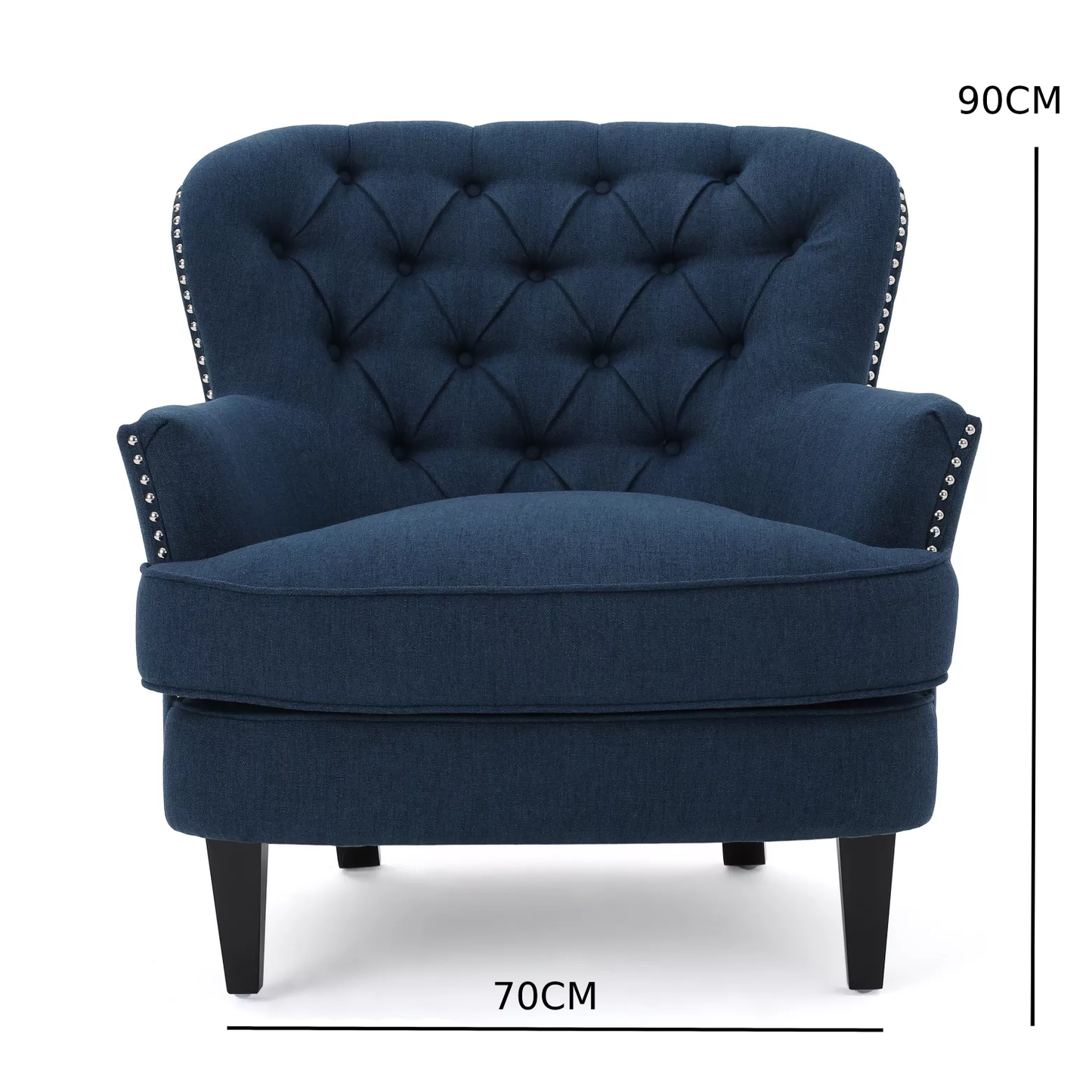 كرسي كنبه ازرق عصري