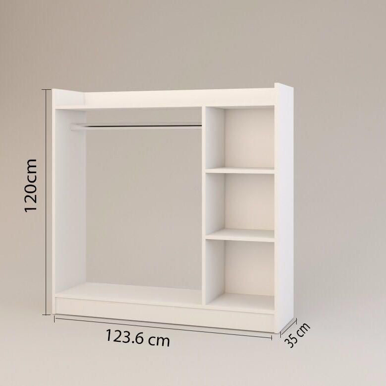 تسوق الان دولاب ملابس بارفف وعلاقة ملابس بدون ابواب | بيوت