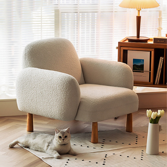 اشتري الان كرسي مفرد تصميم خشبي فاخر اونلاين من موقع | بيوت