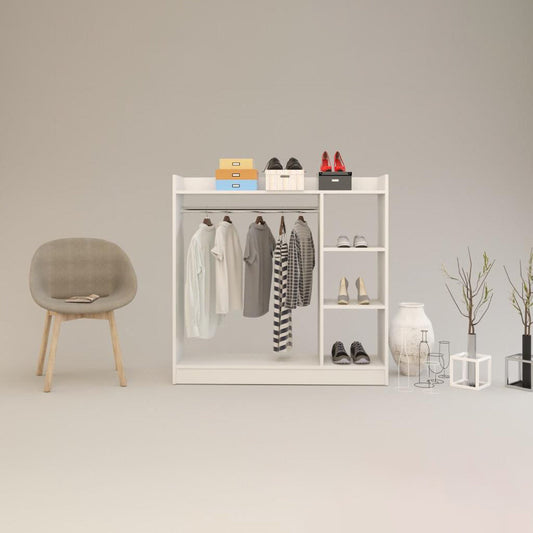 تسوق الان دولاب ملابس بارفف وعلاقة ملابس بدون ابواب | بيوت