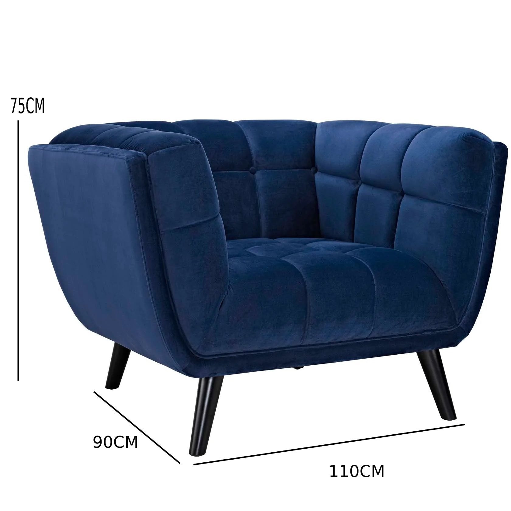 احصل الان علي كرسي بلون ازرق مريح عصري اونلاين | بيوت