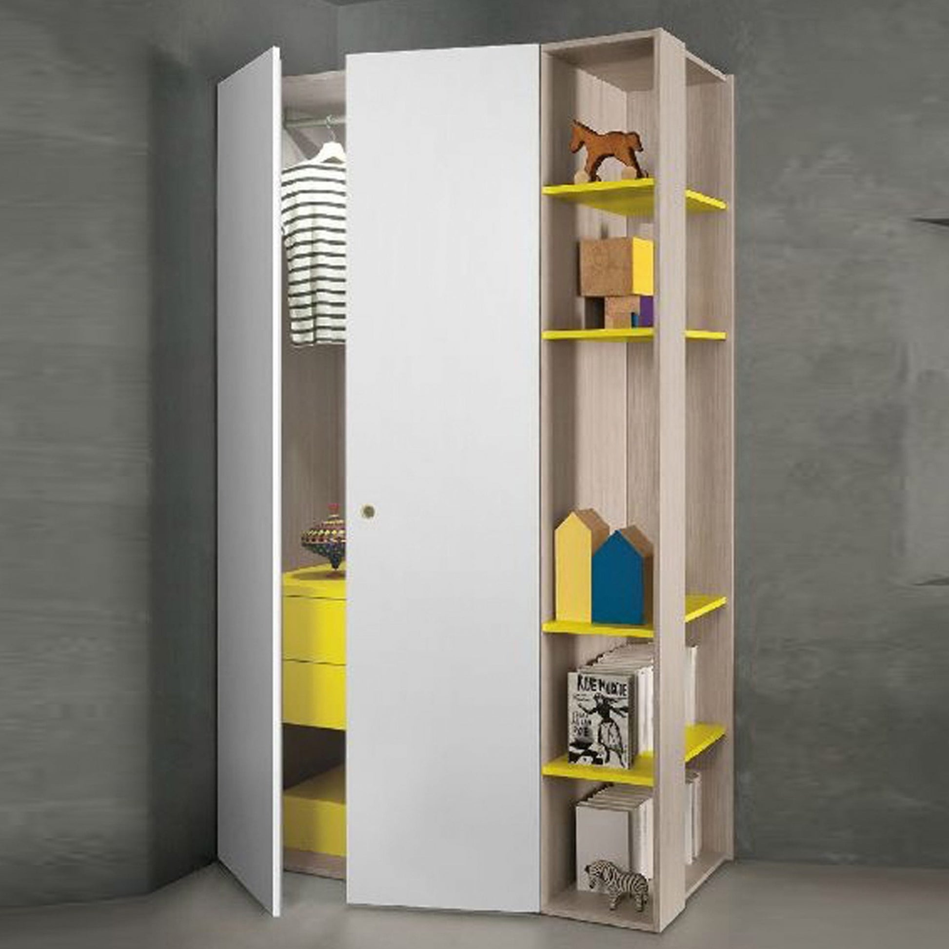 تسوق الان دولاب اطفال مع ادراج ورفوف متعددة اونلاين | بيوت