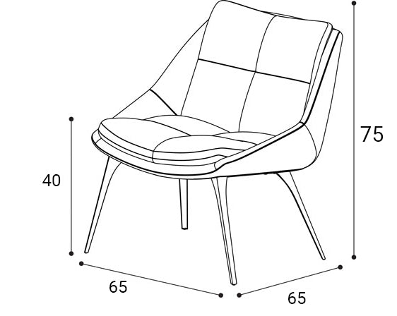 كرسي منفرد بتصميم مميز وخامات عالية الجودة
