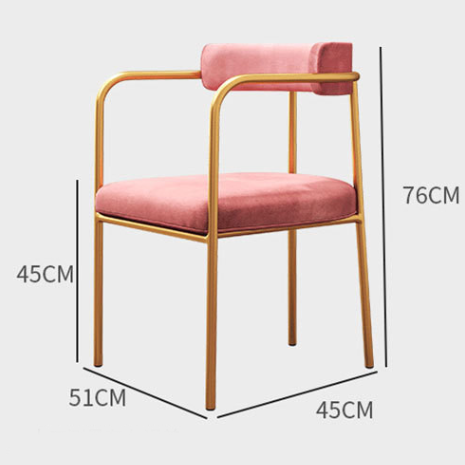 تسوق الان كرسي طاولة طعام مخملي متعدد الالوان اونلاين | بيوت
