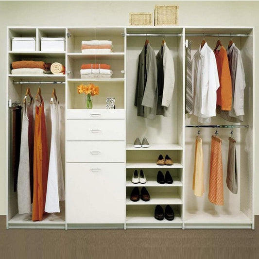 تسوق الان دولاب ملابس بأرفف وادرج مفتوحة اونلاين | بيوت