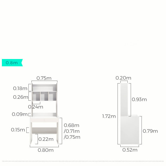تصفح الان مكتب منزلي للأطفال فاخر متعدد الارفف | بيوت