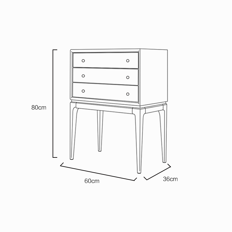 تصفح الان طاولة جانبية بوحدة ادراج خشبية اونلاين | بيوت
