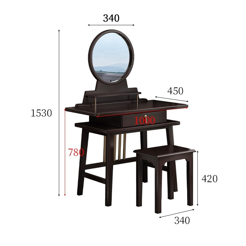 احصل الان علي تسريحة بمرأه ومقعد من الخشب اونلاين | بيوت