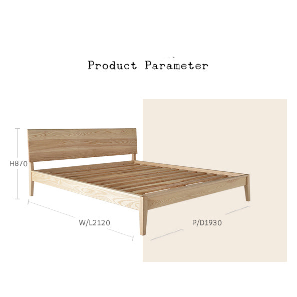 متاح الان سرير نوم من الخشب تصميم بسيط اونلاين | بيوت