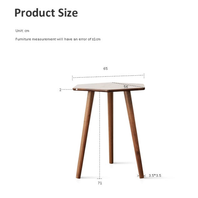 اشتري الان طاولة جانبية خشبي بني عصرية اونلاين | بيوت