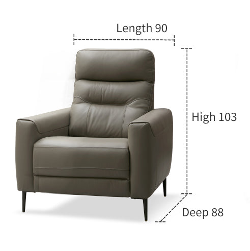 كرسي كنب بتصميم عصري بارجل حديد