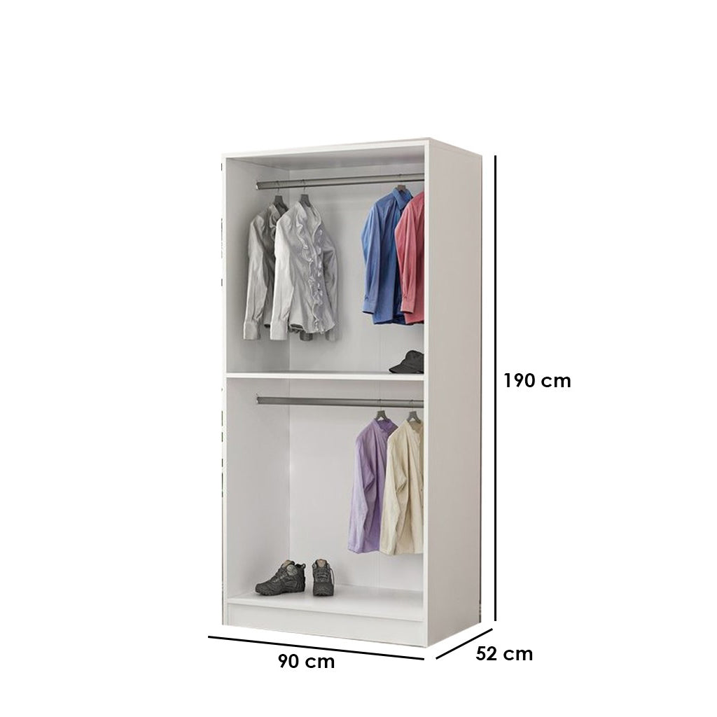 دولاب علاقة ملابس منقسم