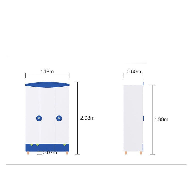 اشتري الان دولاب اطفال متعدد الرفوف مع علاقة ملابس | بيوت