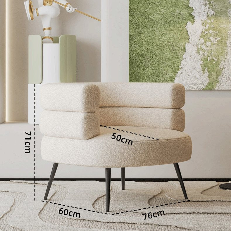 تسوق الان كرسي استرخاء من القماش البوكليه الفاخر | بيوت