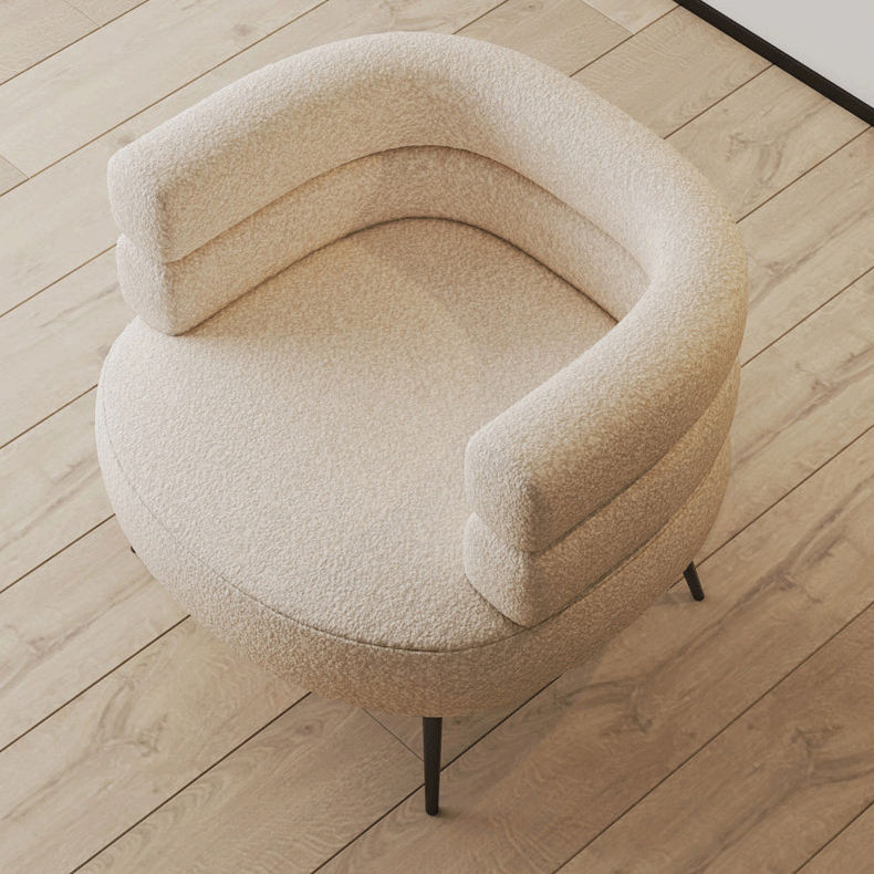 تسوق الان كرسي استرخاء من القماش البوكليه الفاخر | بيوت