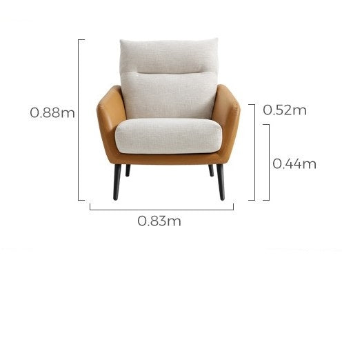 كرسي بذراعين مريح تصميم مميز