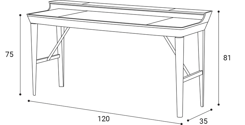 مكتب للكمبيوتر بتصميم راقي