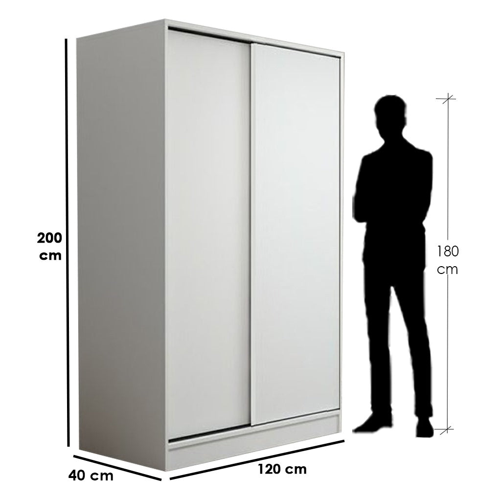 دولاب يتكون من وحدتين تخزين مكونه من 5 ارفف و شماعه